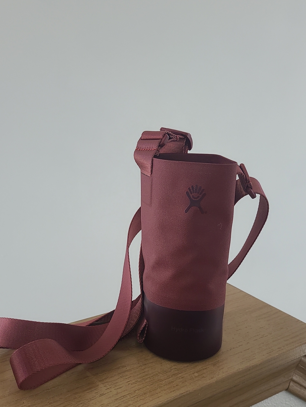Hydro Flask Maroon Bottle Sling Carrier